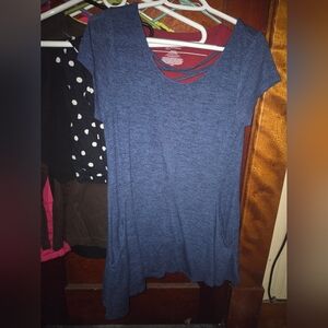 Maurices Blue Short Sleeve Tee